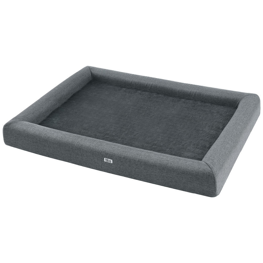 i.Pet Egg Crate Foam Extra Large Calming Soft Cushion Pet Bed (Grey)