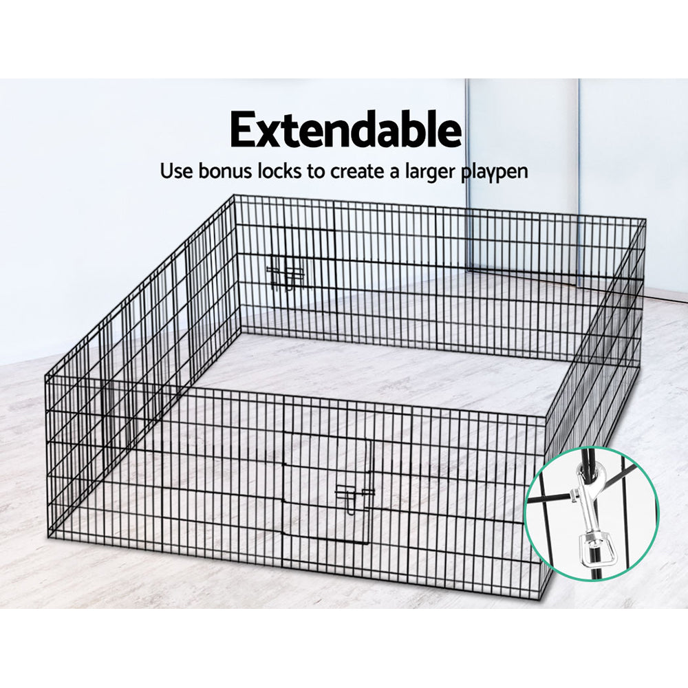 i.Pet 30" 8 Panel Dog Playpen Enclosure