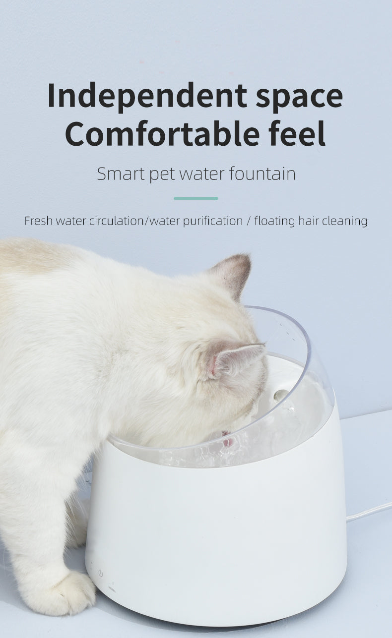 Electric Automatic Pet Water Fountain Self-Clean 1.5L