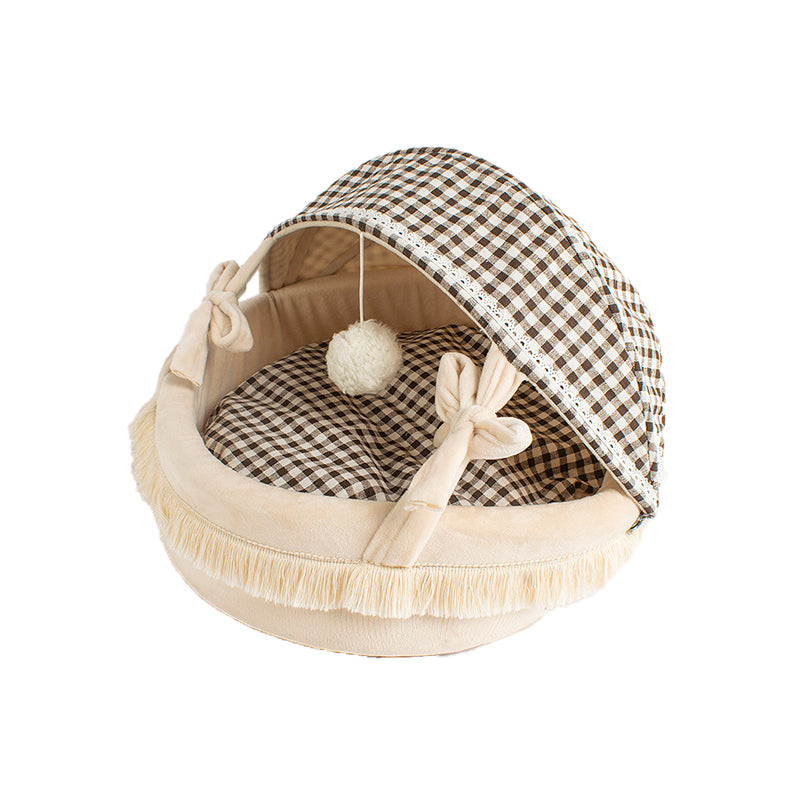 Calming Soft Cat Bed Nest Tent House