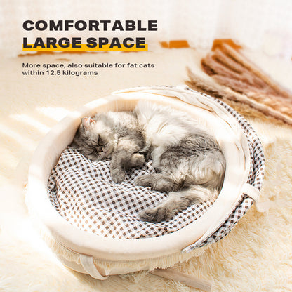 Calming Soft Cat Bed Nest Tent House