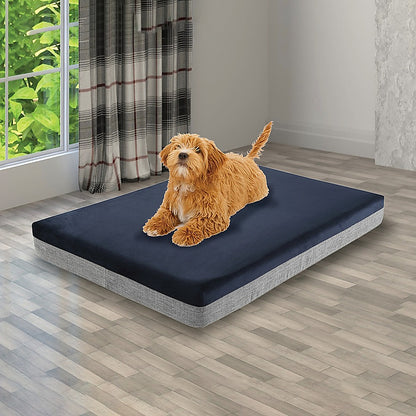 12CM Orthopedic Thick Memory Foam Dog Bed - Large